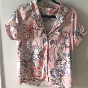 Matching silky PJ set